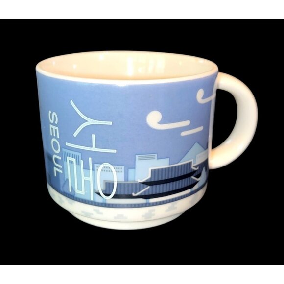 2016 Starbucks Seoul South Korea you are here demitasse 3 Oz Mug - Picture 1 of 5